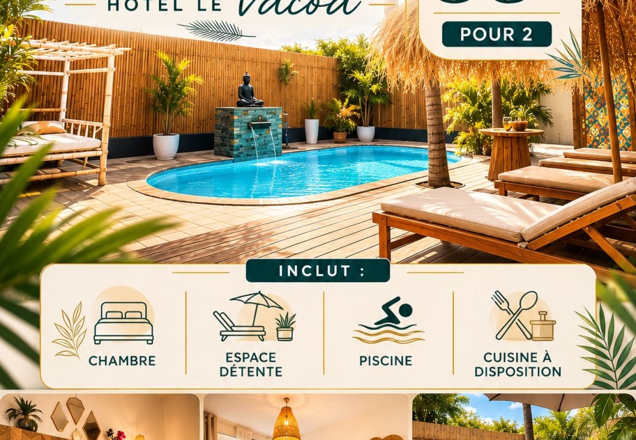 Condohotel in Saline les Bains - 12 - LE VACOA - CHAMBRE 12  ETG D